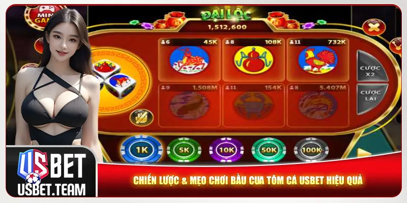 Chiến lược & mẹo chơi bầu cua tôm cá Usbet hiệu quả